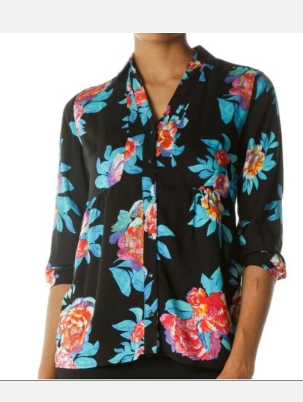 Anthropologie Maeve Woodland Walk blouse